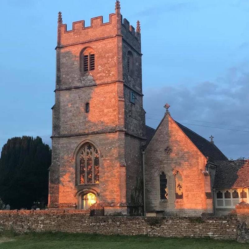 church insunset
